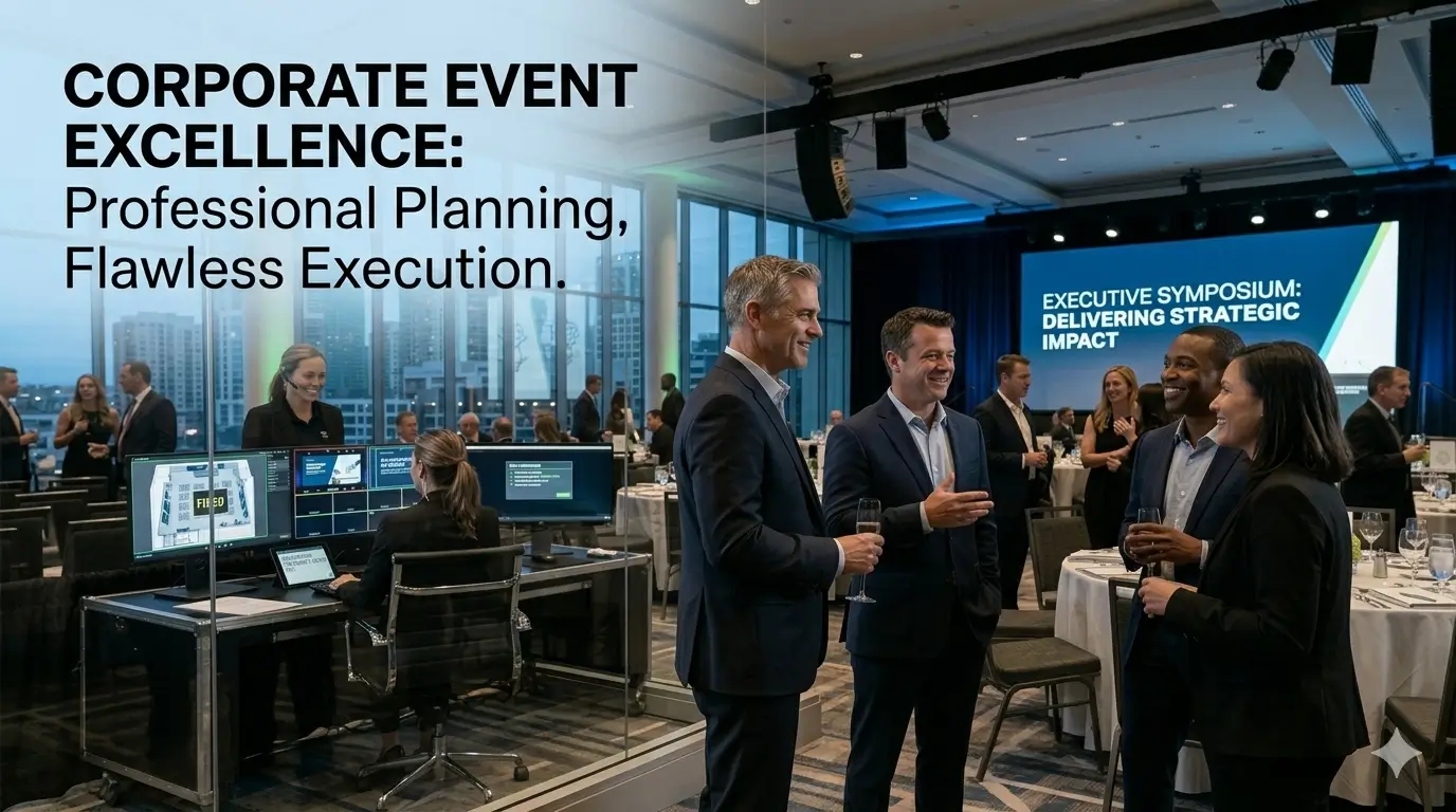 Why Your Next Corporate Event Needs a Professional Planner (and Not Just an Extra Pair of Hands)