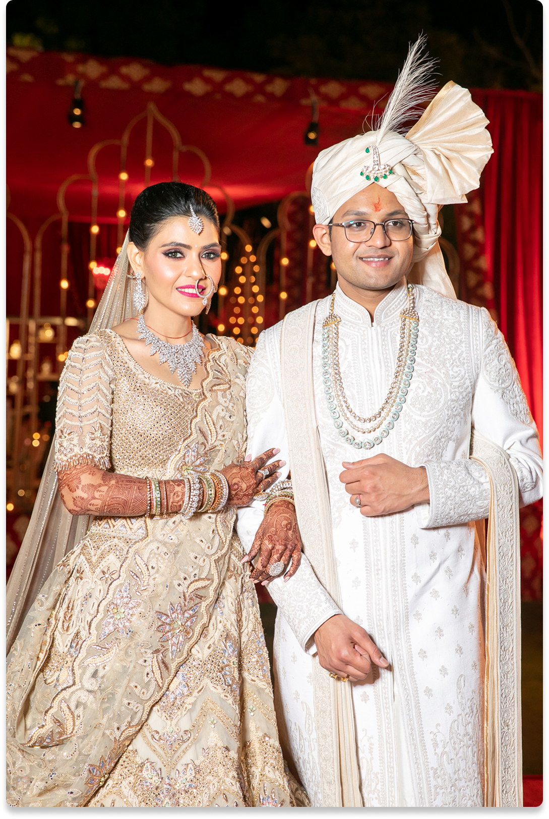 Nirja and Ankit at Fairmont Jaipur